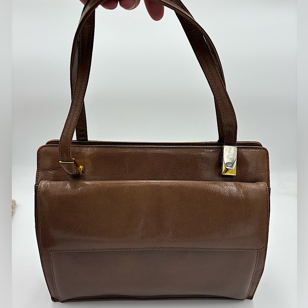 MASTERCRAFT CANADA Vintage Leather, Suede Lined Shoulder Bag